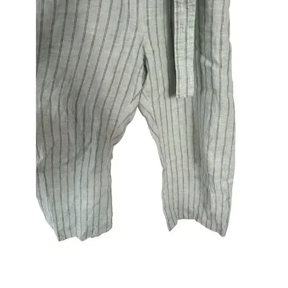 Everlane Picnic Sea foam Green Linen Jumpsuit - Picture 4 of 6